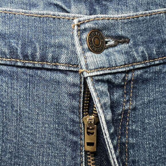 Levi's 505 Jeans Straight Leg Regular Fit Mens 36x32 (34x32 Measured) Light Wash - Picture 6 of 16